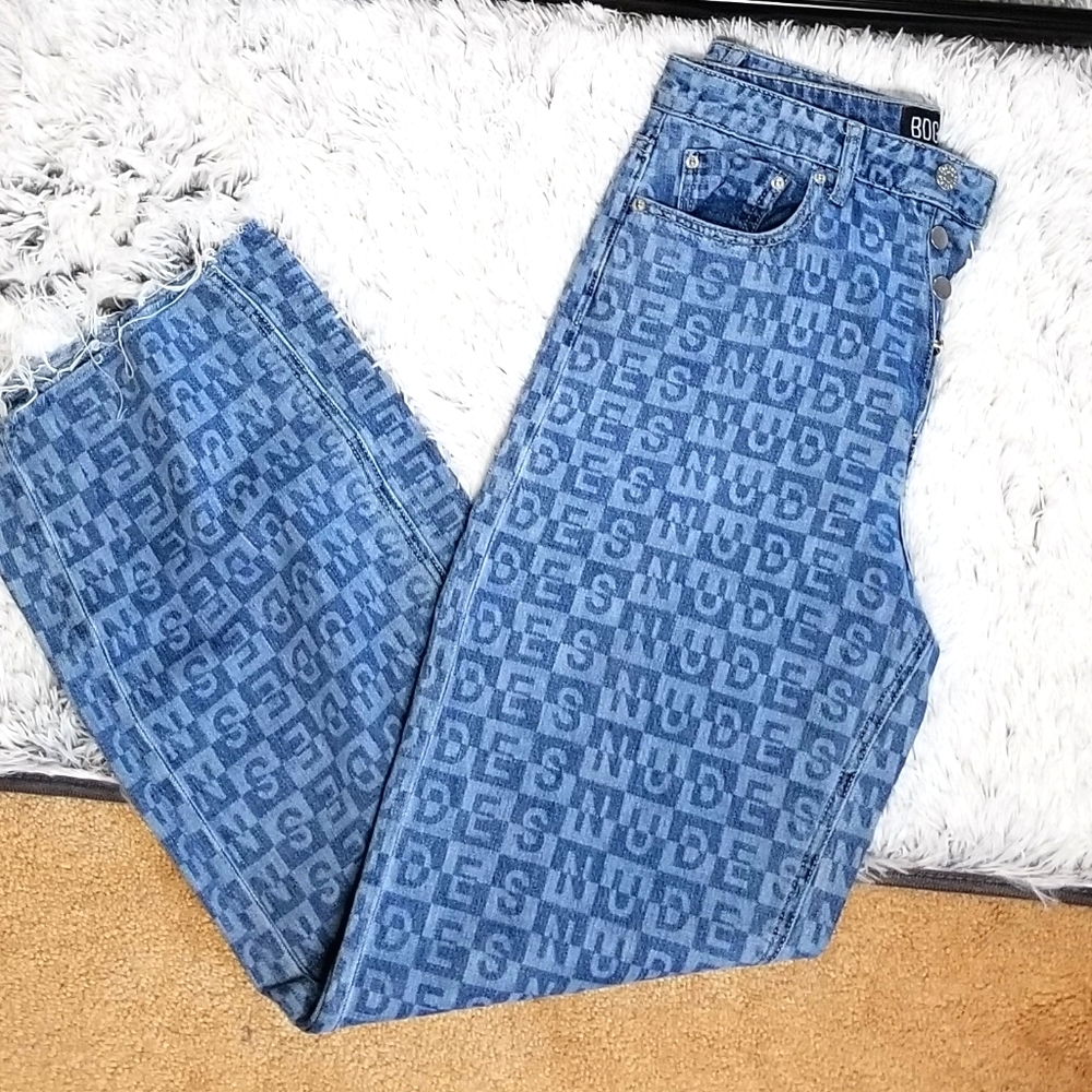 BDG "NUDES" lettering Jean's